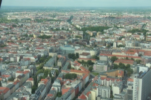 uma das vista da Berliner Fernsehturm 